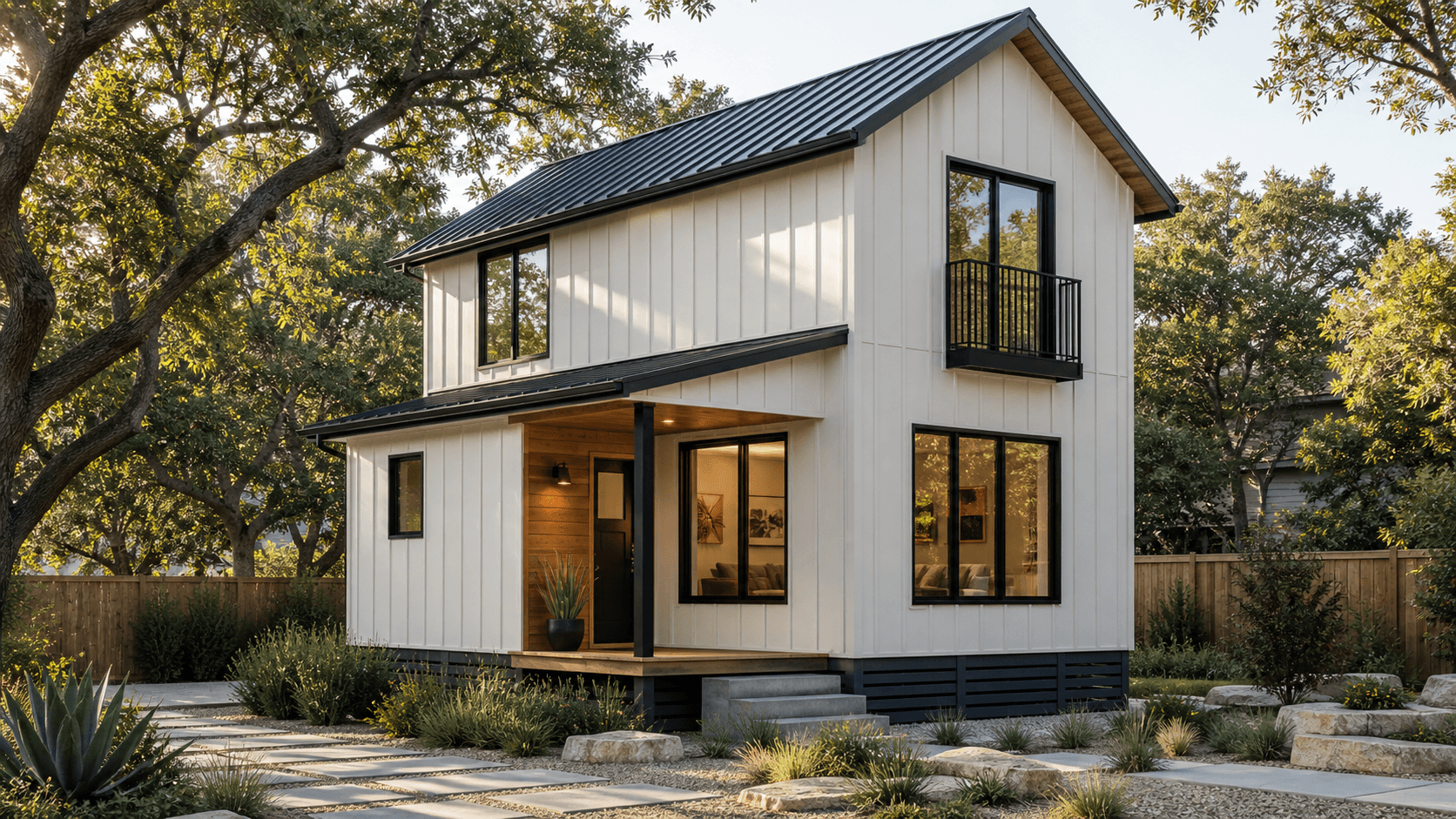 Two-story living without solar or wellness additions